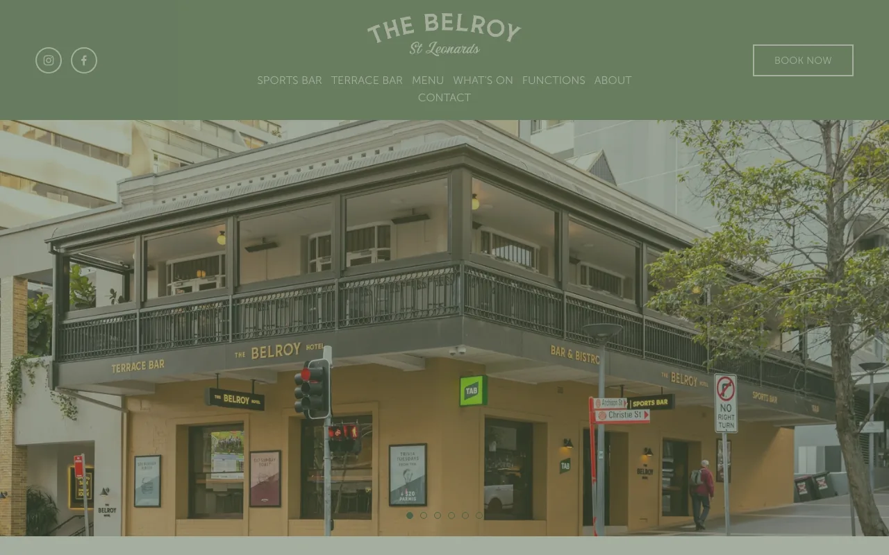 thebelroyhotel.com.au homepage